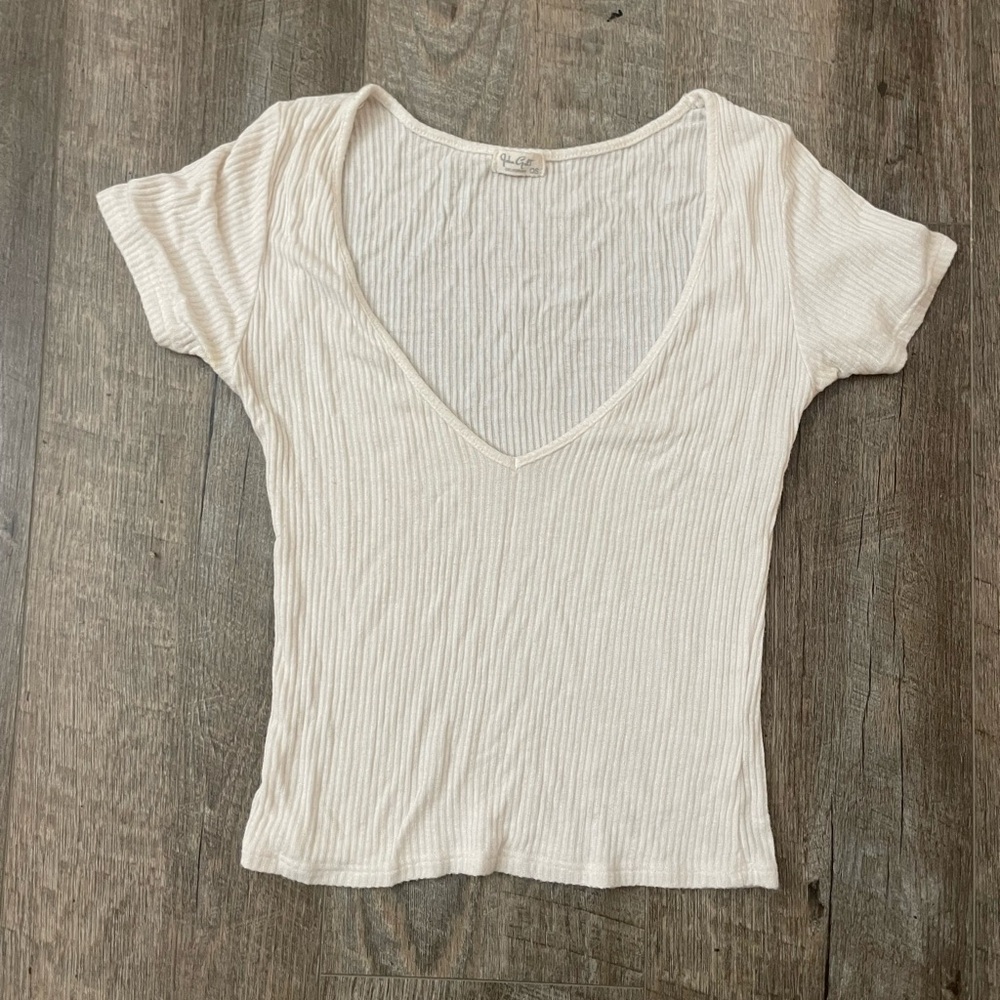 Brandy Melville John Galt Ribbed Top